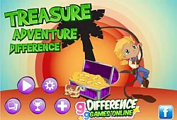 Сокровища и приключение - найди отличия